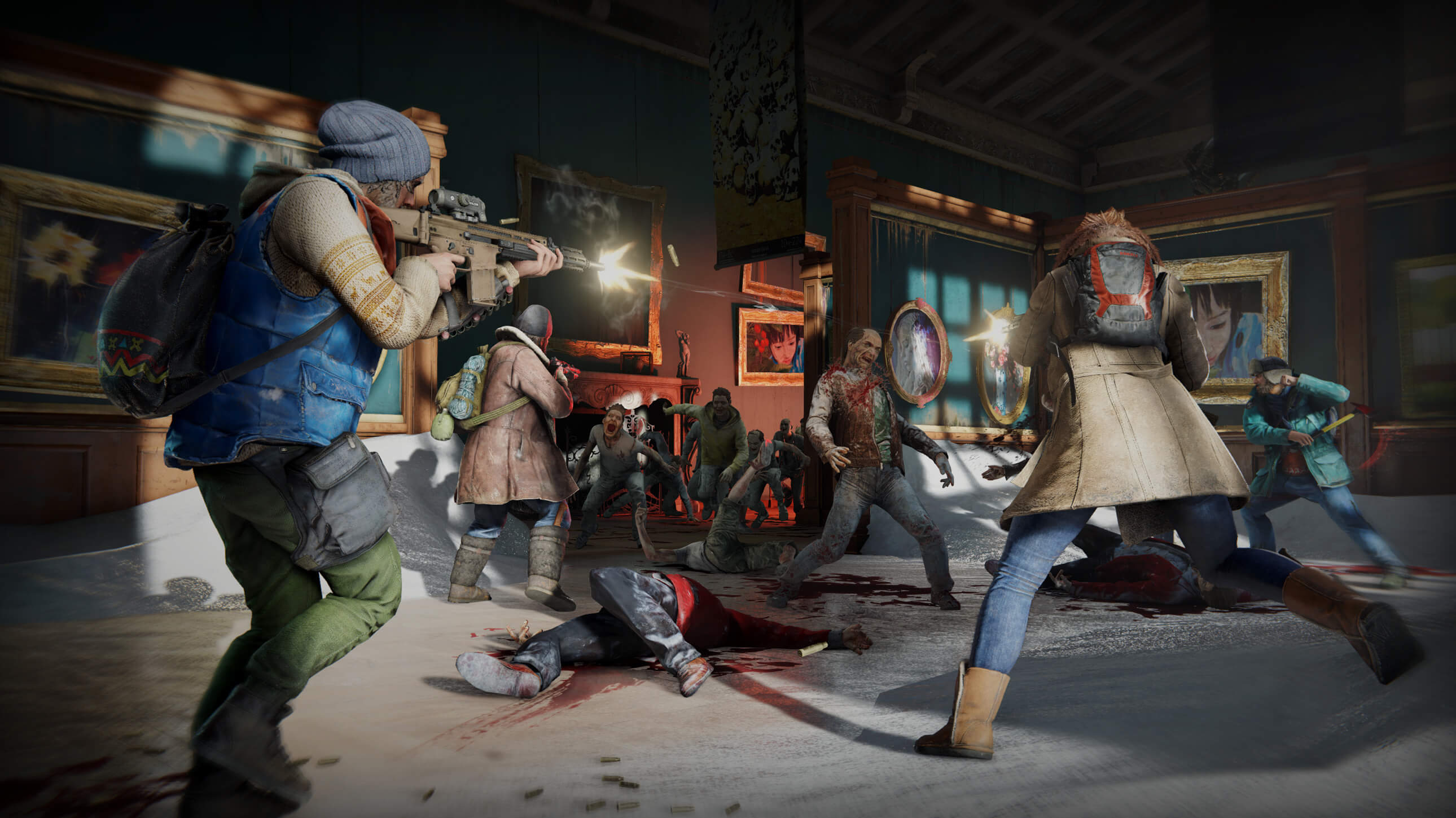 Players are mowing zombies in World War Z gameplay trailer